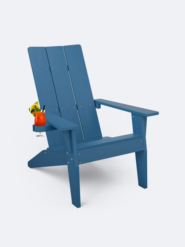 main picture of navy modern unfoldable adirondack chairs