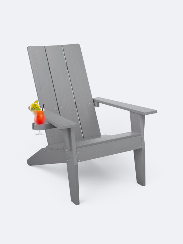main picture of grey modern unfoldable adirondack chairs