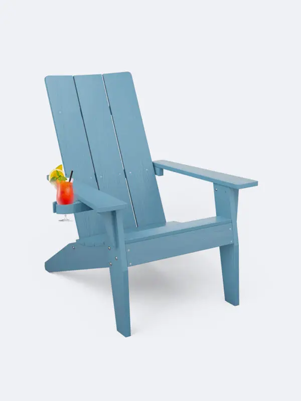 main picture of blue modern unfoldable adirondack chairs
